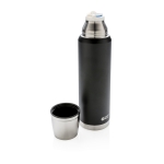 Bouteille isotherme avec housse anti-usure1L Swiss Peak Large couleur noir deuxième vue