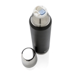 Bouteille isotherme avec housse anti-usure1L Swiss Peak Large couleur noir cinquième vue