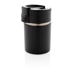 Verres thermos personnalisés avec intérieur en céramique 220ml Compact couleur noir