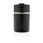Verres thermos personnalisés avec intérieur en céramique 220ml Compact couleur noir deuxième vue
