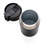 Verres thermos personnalisés avec intérieur en céramique 220ml Compact couleur noir sixième vue