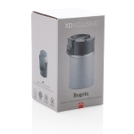 Verres thermos personnalisés avec intérieur en céramique 220ml Compact couleur gris deuxième vue avec boîte