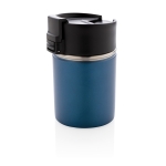 Verres thermos personnalisés avec intérieur en céramique 220ml Compact couleur bleu foncé