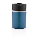 Verres thermos personnalisés avec intérieur en céramique 220ml Compact couleur bleu foncé quatrième vue