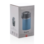 Verres thermos personnalisés avec intérieur en céramique 220ml Compact couleur bleu foncé deuxième vue avec boîte