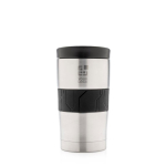 Tasses thermos en inox avec bande en silicone 300 ml Silicone avec zone d'impression