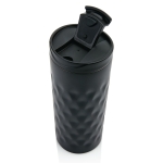 Mug original au design géométrique en acier inoxydable 350ml Geometric couleur noir troisième vue