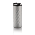 Mug original au design géométrique en acier inoxydable 350ml Geometric couleur argenté