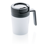 Tasse thermique personnalisable anti-goutte avec anse 160ml Coffee couleur blanc