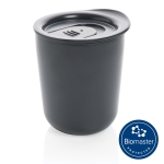 Mug isotherme antibactériens personnalisés 250ml Antibacterial couleur gris foncé