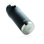Petit thermos imprimé en acier inoxydable 300ml Swiss Peak Mini couleur noir cinquième vue