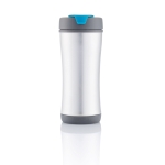 Mugs isothermes personnalisés recyclables et démontables 225ml Boom couleur bleu deuxième vue