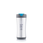 Mugs isothermes personnalisés recyclables et démontables 225ml Boom couleur bleu avec zone d'impression