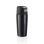 Verres thermos imprimés avec ouverture par pression 300ml Original couleur noir
