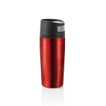 Verres thermos imprimés avec ouverture par pression 300ml Original couleur rouge