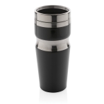 Mugs thermos en acier et plastique au design ergonomique 350ml Contour couleur noir