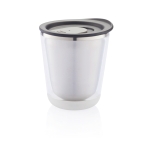 Mugs personnalisés compacts en acier inoxydable 227ml Essential couleur noir
