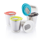 Mugs personnalisés compacts en acier inoxydable 227ml Essential couleur vert clair vue générale