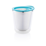 Mugs personnalisés compacts en acier inoxydable 227ml Essential couleur bleu ciel