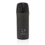 Mug iostherme personnalisé avec ouverture anti-goutte 300 ml Hot&Cold couleur noir vue avec logo