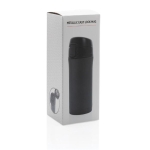 Mug iostherme personnalisé avec ouverture anti-goutte 300 ml Hot&Cold couleur noir deuxième vue avec boîte