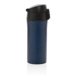 Mug iostherme personnalisé avec ouverture anti-goutte 300 ml Hot&Cold couleur bleu foncé quatrième vue