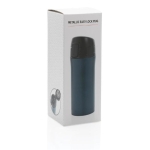 Mug iostherme personnalisé avec ouverture anti-goutte 300 ml Hot&Cold couleur bleu foncé deuxième vue avec boîte