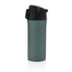 Mug iostherme personnalisé avec ouverture anti-goutte 300 ml Hot&Cold couleur vert foncé troisième vue