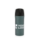 Mug iostherme personnalisé avec ouverture anti-goutte 300 ml Hot&Cold couleur vert foncé avec zone d'impression