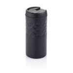 Petit mug isotherme en inox au design original 300ml Art Mini couleur noir