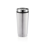 Mug thermique personnalisé en acier avec intérieur en PP 350 ml Spot couleur argenté