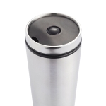 Mug thermique personnalisé en acier avec intérieur en PP 350 ml Spot couleur argenté deuxième vue