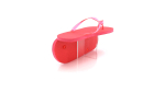 Tongs avec semelle EVA et sangle transparentes, taille 36-38 Pool couleur rouge sixième vue