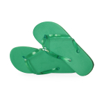 Tongs avec semelle EVA et sangle transparentes, taille 36-38 Pool couleur vert première vue
