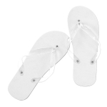 Tongs avec semelle EVA et sangle transparentes, taille 36-38 Pool