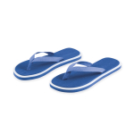 Tongs avec logo bicolore et sangle en nylon, taille 42-44 Summer Camp couleur bleu première vue