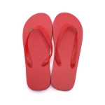 Tongs avec logo et drapeau du Brésil, tailles 36-38 Brazilian couleur rouge troisième vue