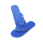 Tongs personnalisées avec drapeau du Brésil, taille 42-44 Brazilian couleur bleu première vue
