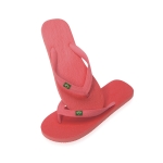 Tongs personnalisées avec drapeau du Brésil, taille 42-44 Brazilian couleur rouge première vue