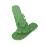 Tongs personnalisées avec drapeau du Brésil, taille 42-44 Brazilian couleur vert première vue