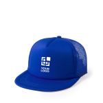 Casquette en polyester, visière plate rembourrée et dos en maille Surf vue principale