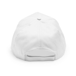 Casquette en polyester à face avant blanche sublimable Impact Sublim couleur blanc cinquième vue