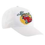 Casquette en polyester à face avant blanche sublimable Impact Sublim couleur blanc