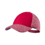Casquette haute qualité de merchandising à 6 panneaux Everyday couleur rouge première vue