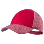 Casquette haute qualité de merchandising à 6 panneaux Everyday couleur rouge