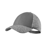 Casquette haute qualité de merchandising à 6 panneaux Everyday couleur gris première vue
