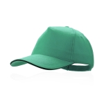 Casquette en coton peigné avec détail noir sur la visière DarkLine couleur vert première vue
