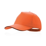 Casquette en coton peigné avec détail noir sur la visière DarkLine couleur orange première vue