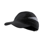 Casquette de sport personnalisée à 7 panneaux avec filet Sport couleur noir première vue