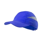 Casquette de sport personnalisée à 7 panneaux avec filet Sport couleur bleu première vue